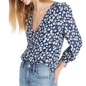 Madewell Floral Blouse